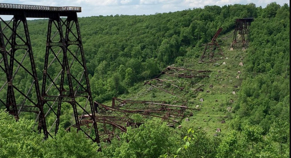 Kinzua Bridge State Park, Pennsylvania, USA